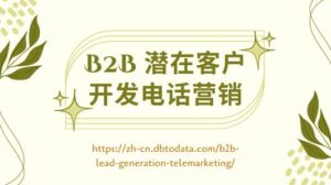 B2B 潜在客户开发电话营销